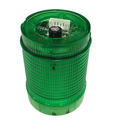 50mm Groen licht module, instelbaar knipperend/continue, 12-24V, IP65 kopen