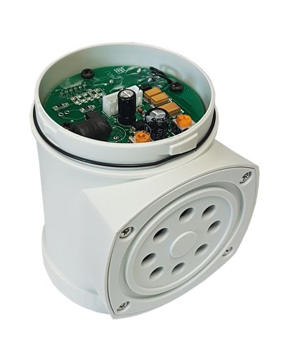 70mm Buzzer module wit, ca. 120dB, 12-24V, IP65 kopen