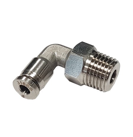 RVS316 Knee fitting insert/screw in (KIKI) 4 x 1/4 kopen