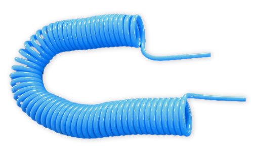 Spiral Hose PU 10 x 6.5 mm blue 3 m  kopen