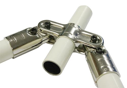 Double metal swivel joint, NDF-12, nickel plated kopen