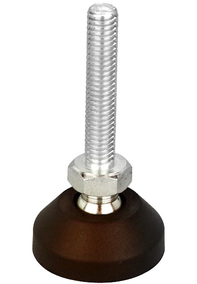 Stelvoet M10, D = 40mm, L = 150mm, Staalverzinkt kopen